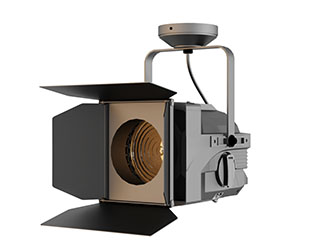 现代LED摄像灯电影灯调焦聚光灯