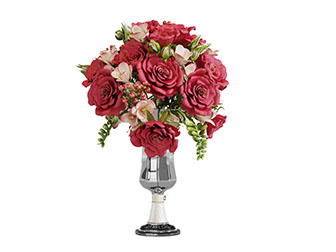 欧式花瓶玫瑰花