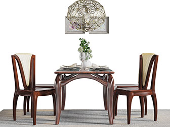 后现代餐桌椅组合