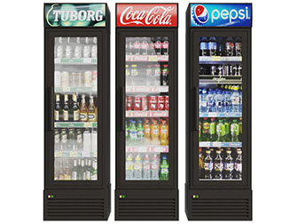 现代饮料保险柜冰箱