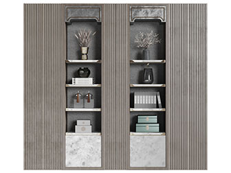 新中式实木装饰柜