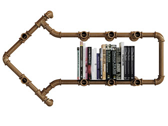 管道书籍装饰挂件