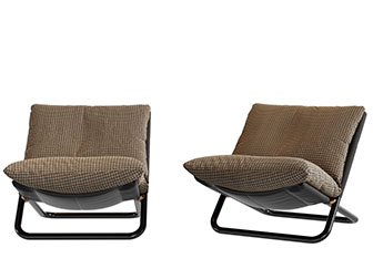 现代金属支架可折叠的休闲椅子