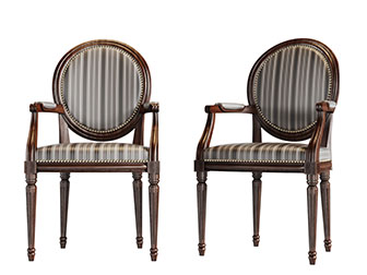 美式实木休闲椅子