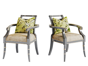 新中式实木休闲椅子