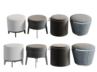 现代圆形坐墩凳子