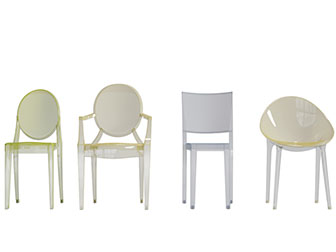 现代透明亚克力塑料休闲椅子