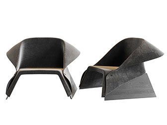 后现代布艺单人沙发3d模型 后现代布艺单人沙发