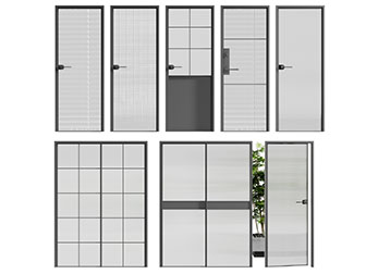 现代长虹玻璃推拉门平开门