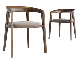 新中式实木休闲椅子