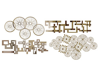 新中式金属墙饰挂件