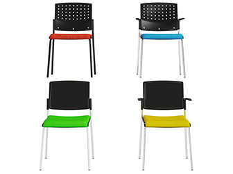 现代镂空靠背的休闲椅子