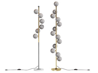 现代轻奢多头落地灯