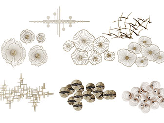 新中式金属装饰挂件