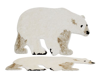 北极熊地毯3d模型 北极熊地毯