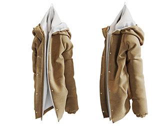 挂在墙上的衣服3d模型 挂在墙上的衣服