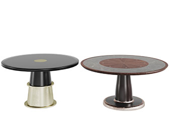 现代圆形茶几