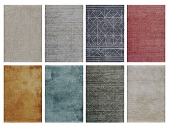 现代长方形做旧地毯3d模型 现代长方形做旧地毯