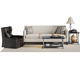 工业风沙发茶几组合