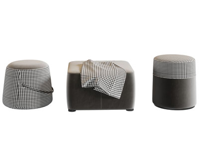 现代方形圆形坐墩凳子