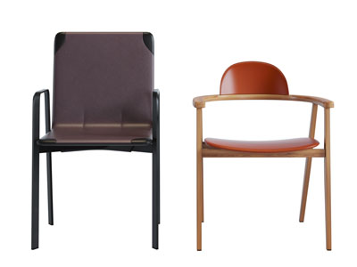 北欧实木圈椅扶手椅