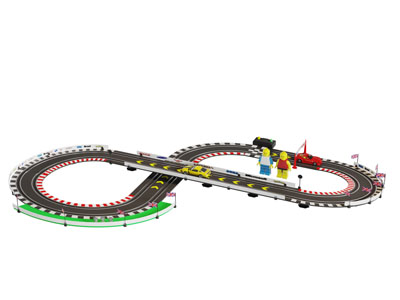 现代儿童轨道汽车玩偶玩具