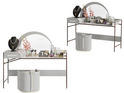 现代轻奢化妆梳妆台
