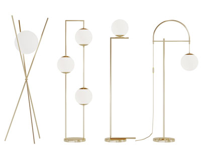 现代轻奢落地灯