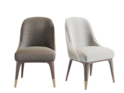 现代布艺餐椅
