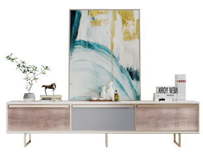 现代轻奢电视柜