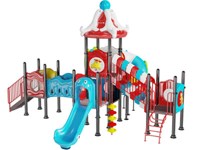 现代儿童滑滑梯游乐设备设施3d模型 现代儿童滑滑梯游乐设备设施