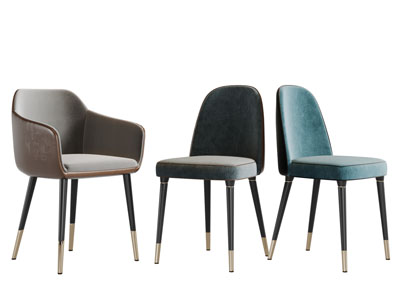 现代轻奢休闲椅子餐椅