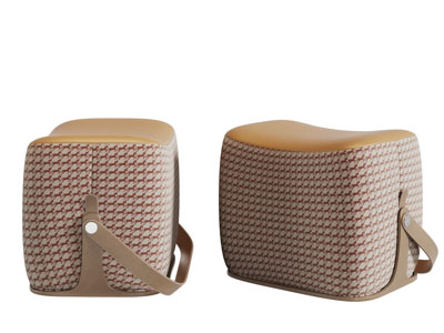 新中式手提沙发凳脚踏