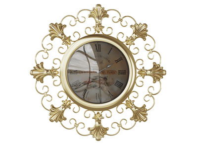 欧式雕花边框钟表3d模型 欧式雕花边框钟表