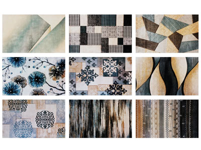 现代长方形地毯3d模型 现代长方形地毯