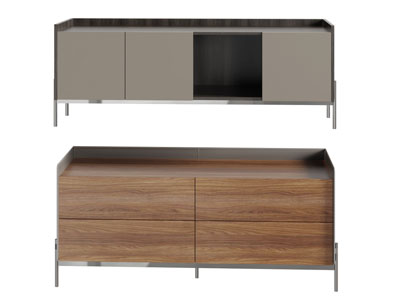 现代实木电视柜