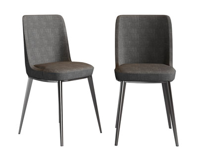 现代布艺餐椅