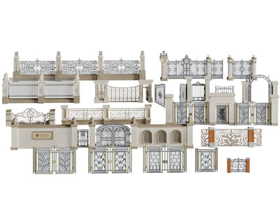 欧式围墙大门围拦