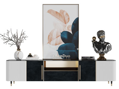 现代轻奢电视柜