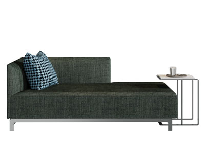 新中式绿色贵妃椅美人榻