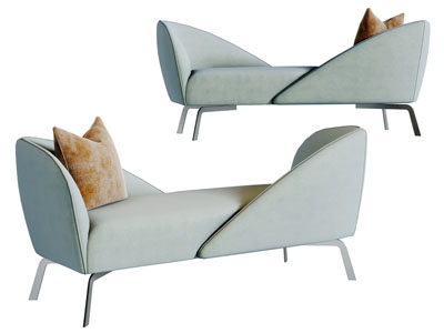 现代轻奢贵妃椅美人榻