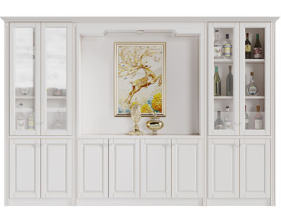 新中式玄关装饰柜