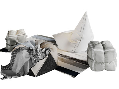 现代圆形方形坐墩