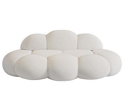 现代云朵造型的多人沙发