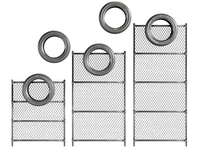 工业风金属网轮胎装饰挂件