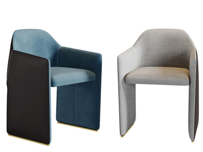 现代布艺休闲椅子