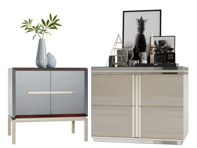 新中式玄关柜边柜