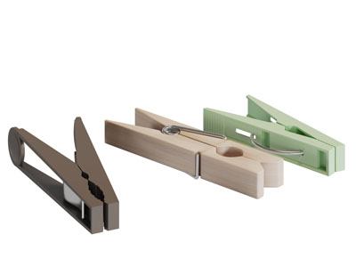 现代塑料竹子衣服夹子