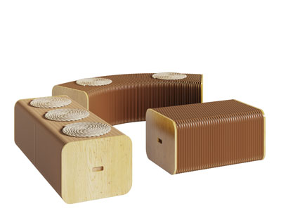 东南亚实木镂空多人坐凳坐垫