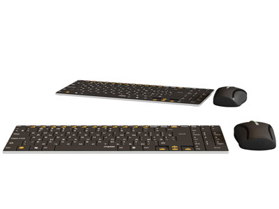 现代黑色键盘鼠标